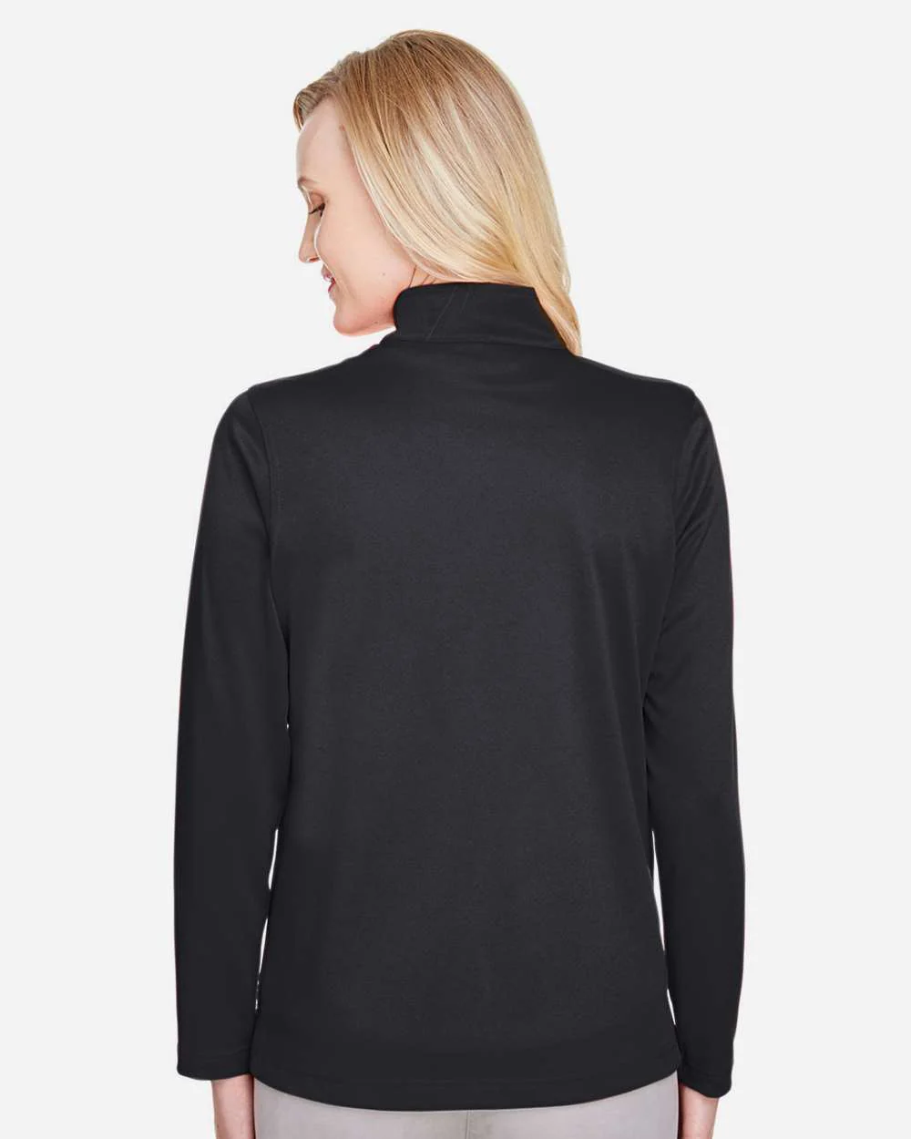 Harriton-M748W-Women's Advantage Snag Protection Plus Quarter-Zip Pullover - Image 5