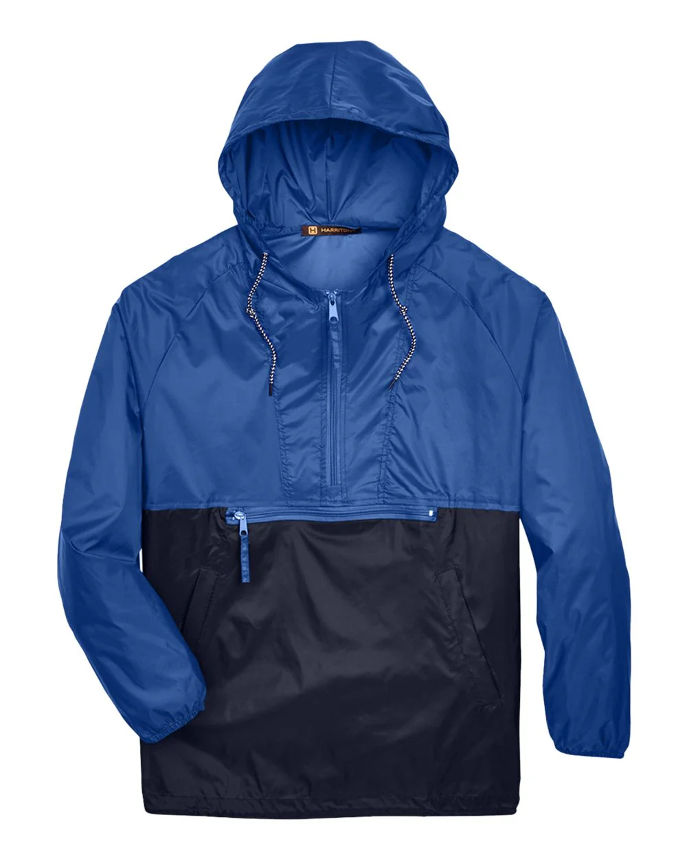 Harriton-M750-Unisex Packable Hooded Nylon Jacket - Image 17