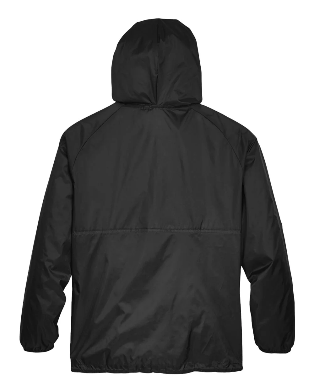 Harriton-M750-Unisex Packable Hooded Nylon Jacket - Image 2