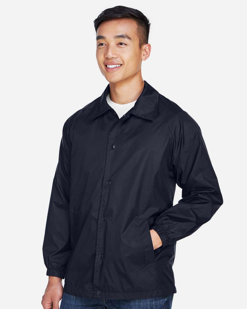 Harriton-M775-Unisex Nylon Staff Jacket - Image 10