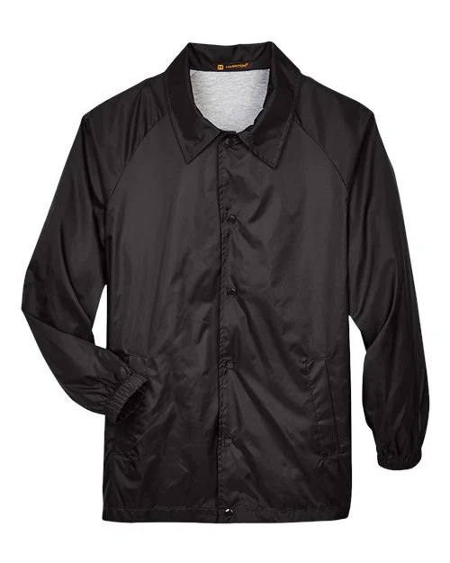 Harriton-M775-Unisex Nylon Staff Jacket - Image 12
