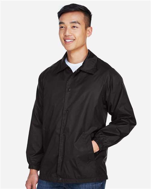 Harriton-M775-Unisex Nylon Staff Jacket - Image 16