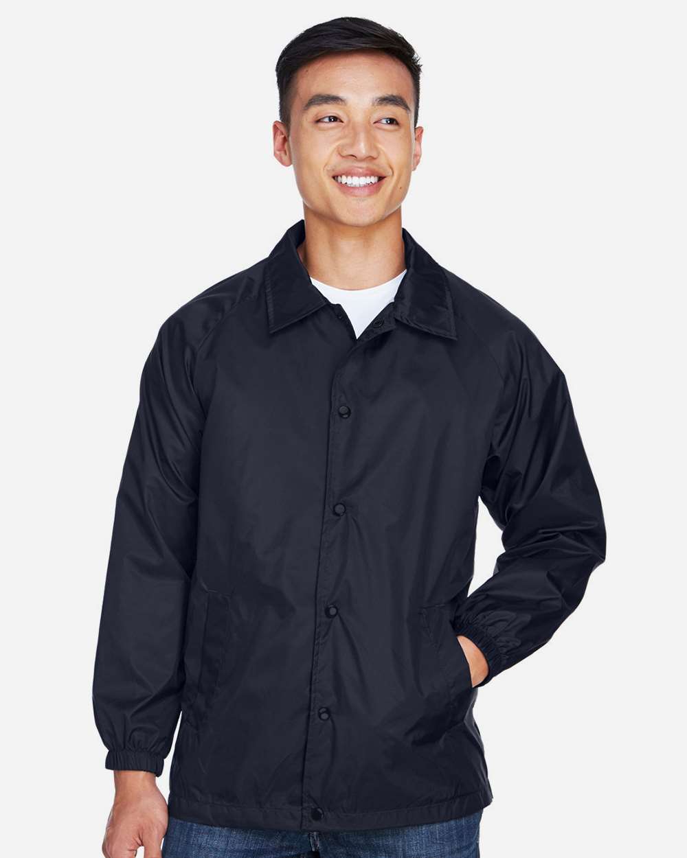 Harriton-M775-Unisex Nylon Staff Jacket - Image 9