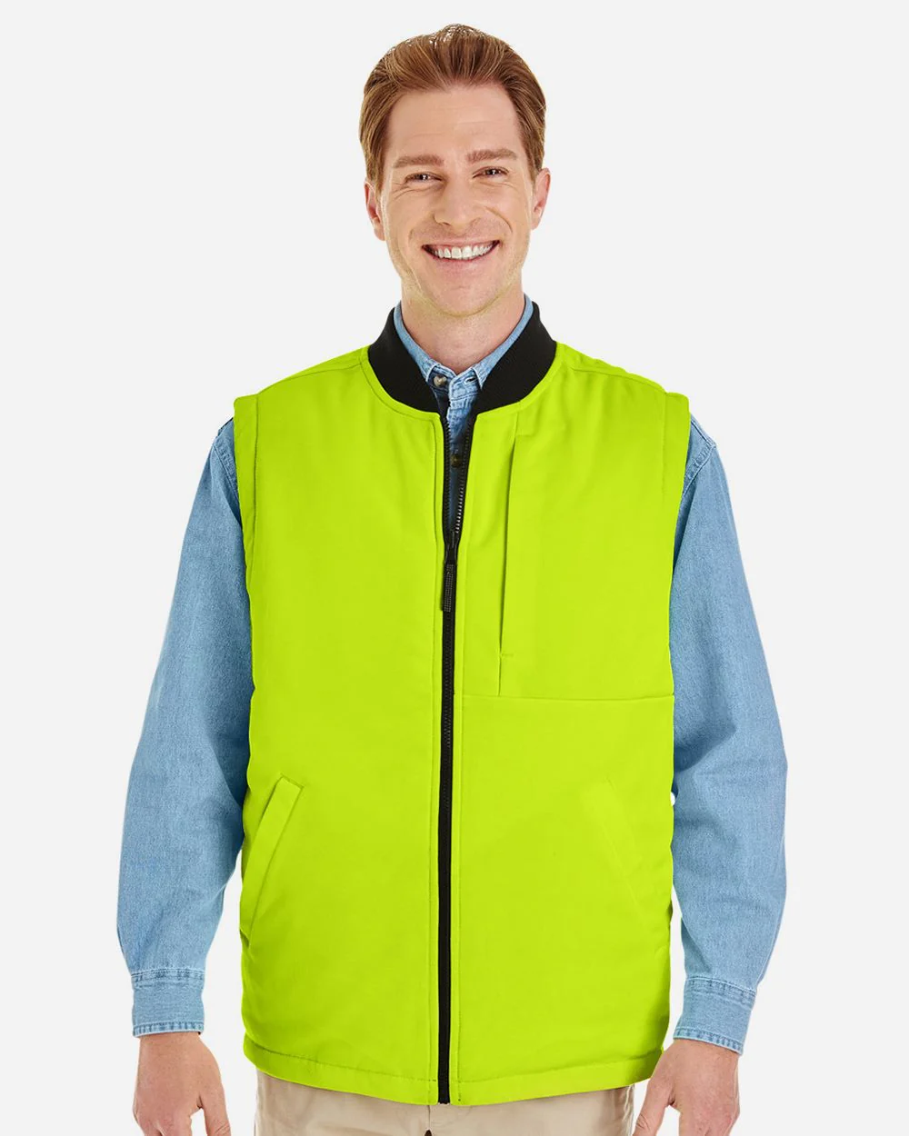 Harriton-M776-Unisex Dockside Interactive Reversible Freezer Vest - Image 5