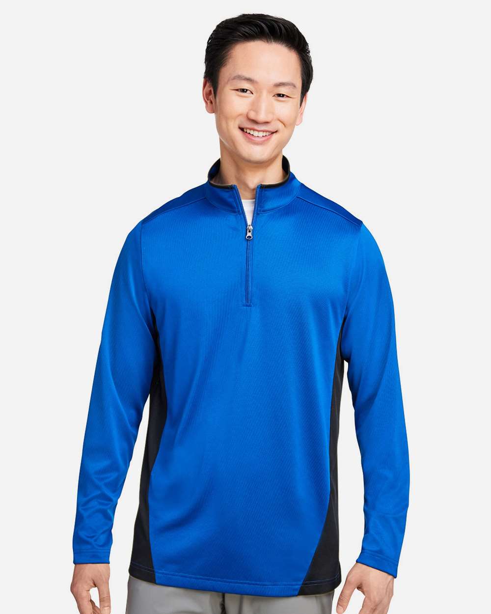 Harriton-M786-Men's Flash Snag Protection Plus IL Colorblock Quarter-Zip Pullover - Image 35