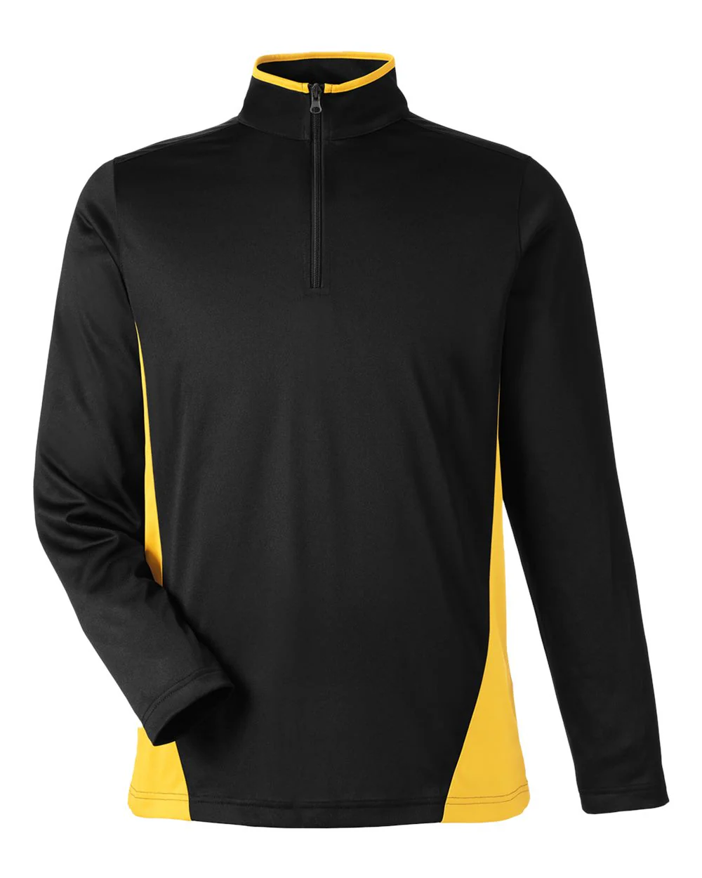 Harriton-M786-Men's Flash Snag Protection Plus IL Colorblock Quarter-Zip Pullover - Image 8