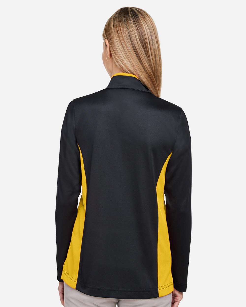 Harriton-M786W-Women's Flash Snag Protection Plus IL Colorblock Quarter-Zip Pullover - Image 13