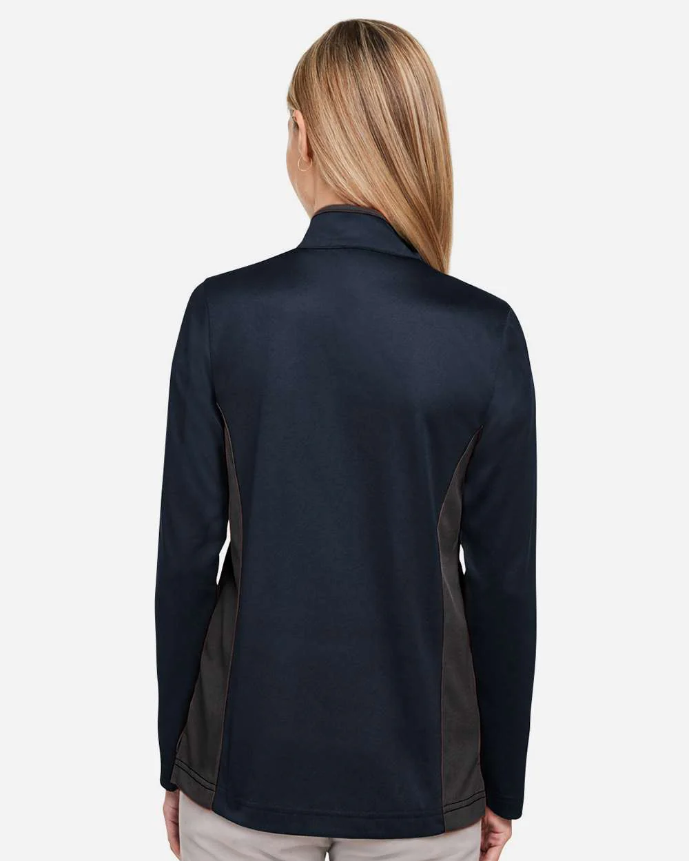 Harriton-M786W-Women's Flash Snag Protection Plus IL Colorblock Quarter-Zip Pullover - Image 25