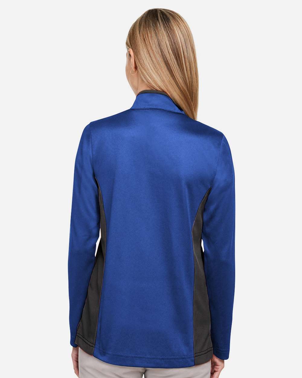 Harriton-M786W-Women's Flash Snag Protection Plus IL Colorblock Quarter-Zip Pullover - Image 37