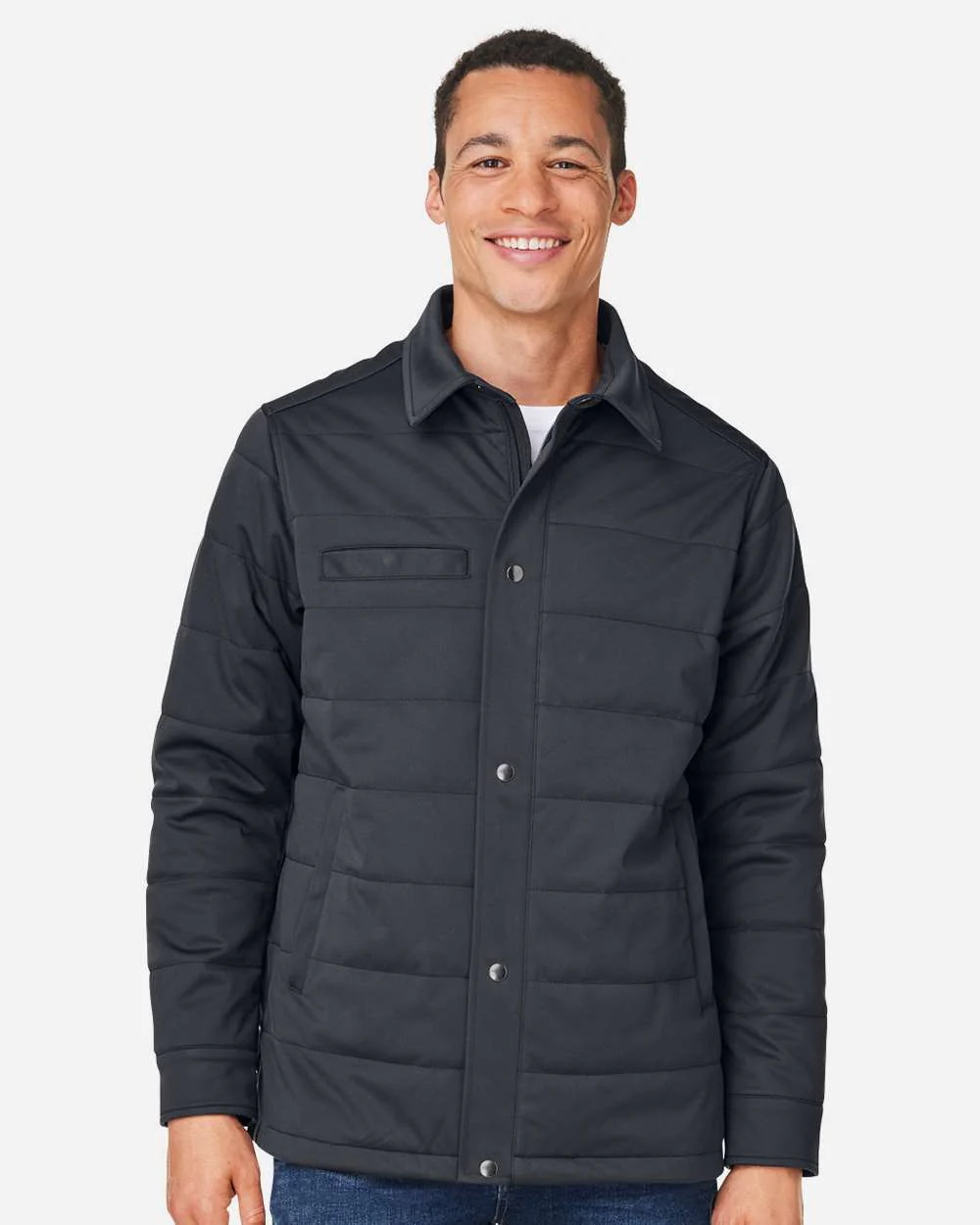 Harriton-M821-Unisex Guardian Soft Shell Chore Coat - Image 11