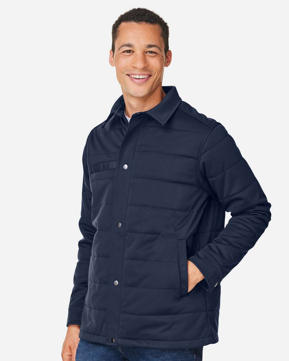 Harriton-M821-Unisex Guardian Soft Shell Chore Coat - Image 18