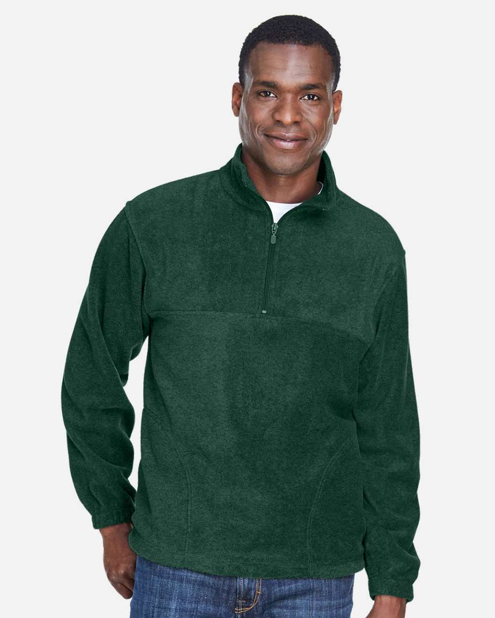 Harriton-M980-Men's Quarter-Zip Fleece Pullover - Image 14