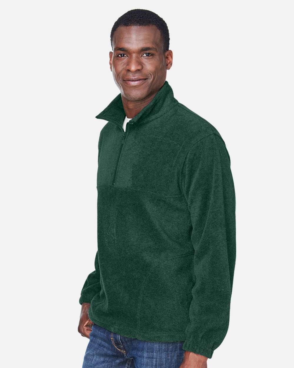 Harriton-M980-Men's Quarter-Zip Fleece Pullover - Image 15