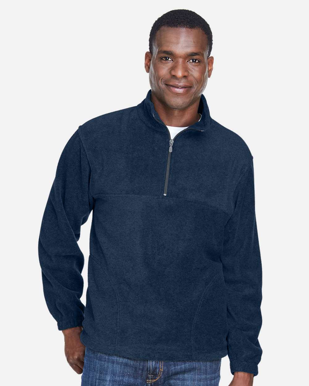 Harriton-M980-Men's Quarter-Zip Fleece Pullover - Image 19