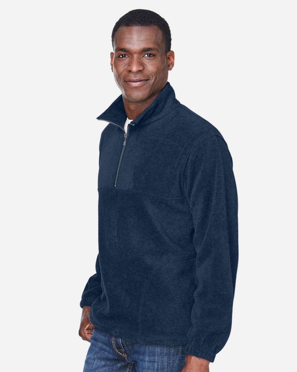 Harriton-M980-Men's Quarter-Zip Fleece Pullover - Image 20