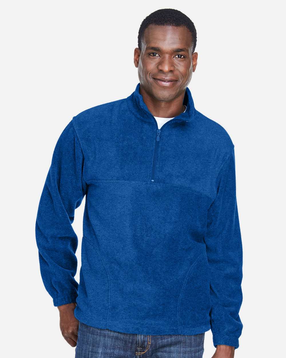 Harriton-M980-Men's Quarter-Zip Fleece Pullover - Image 29