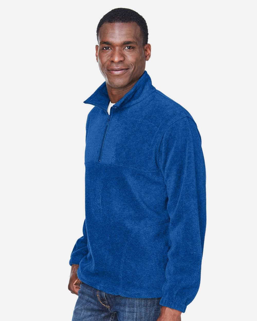 Harriton-M980-Men's Quarter-Zip Fleece Pullover - Image 30