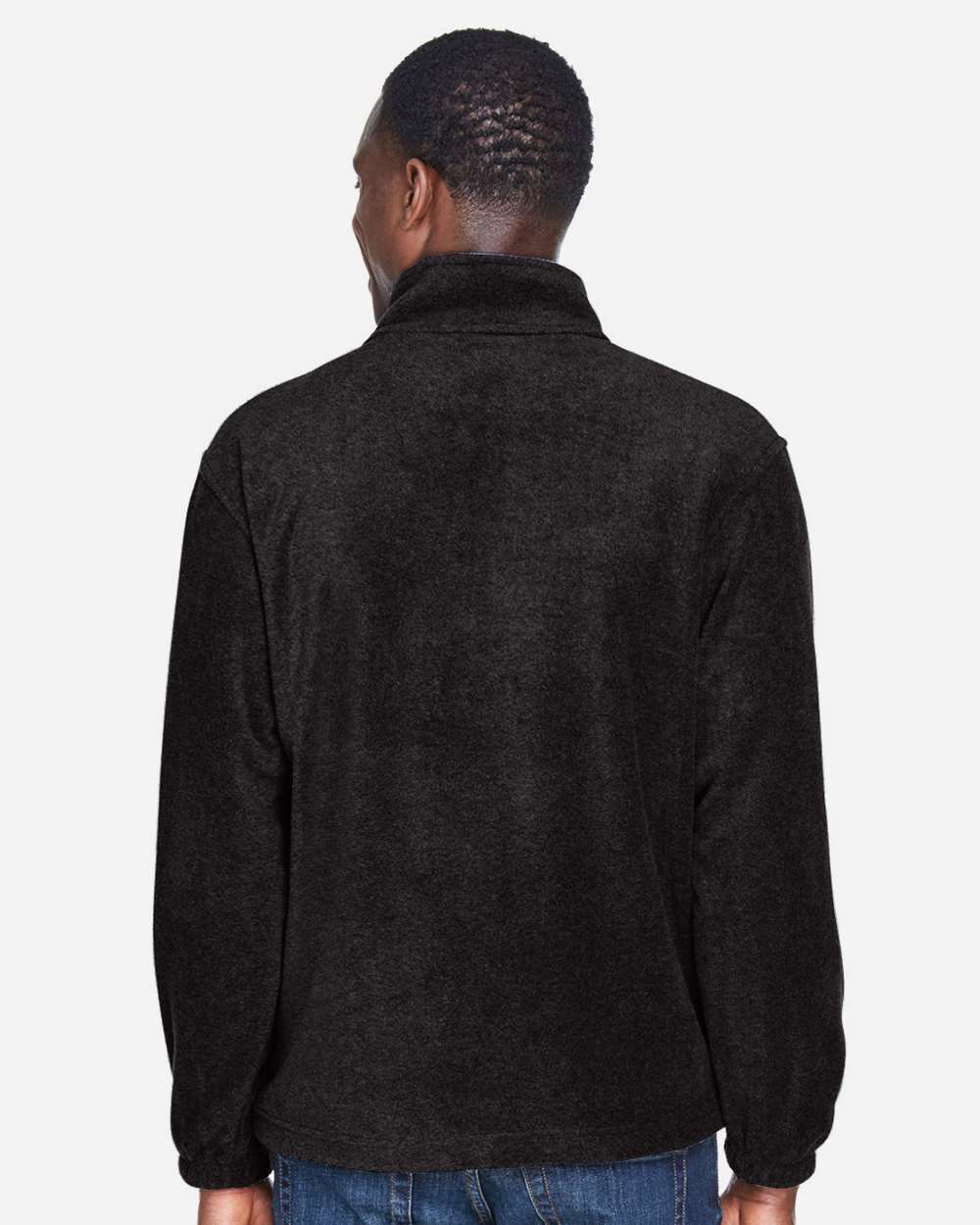 Harriton-M980-Men's Quarter-Zip Fleece Pullover - Image 5