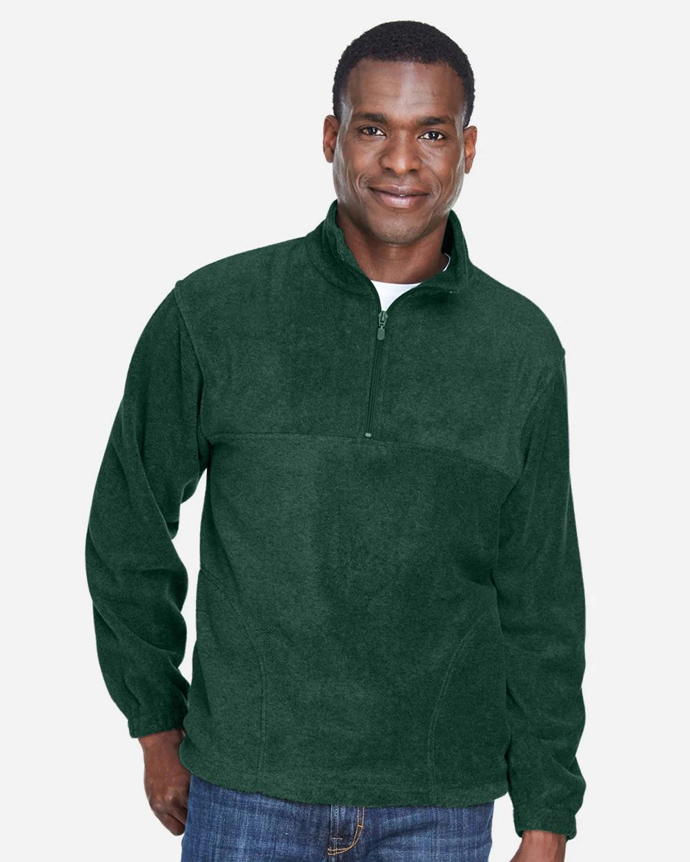 Harriton-M980-Men's Quarter-Zip Fleece Pullover - Image 6