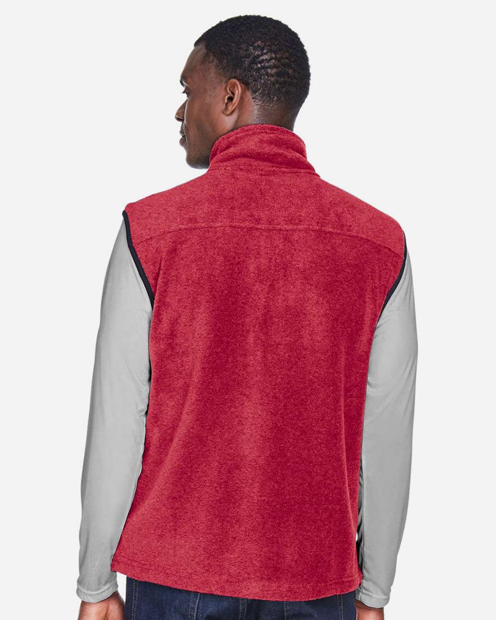 Harriton-M985-Unisex Fleece Full-Zip Vest - Image 26