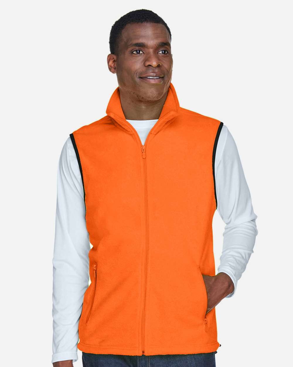 Harriton-M985-Unisex Fleece Full-Zip Vest - Image 29