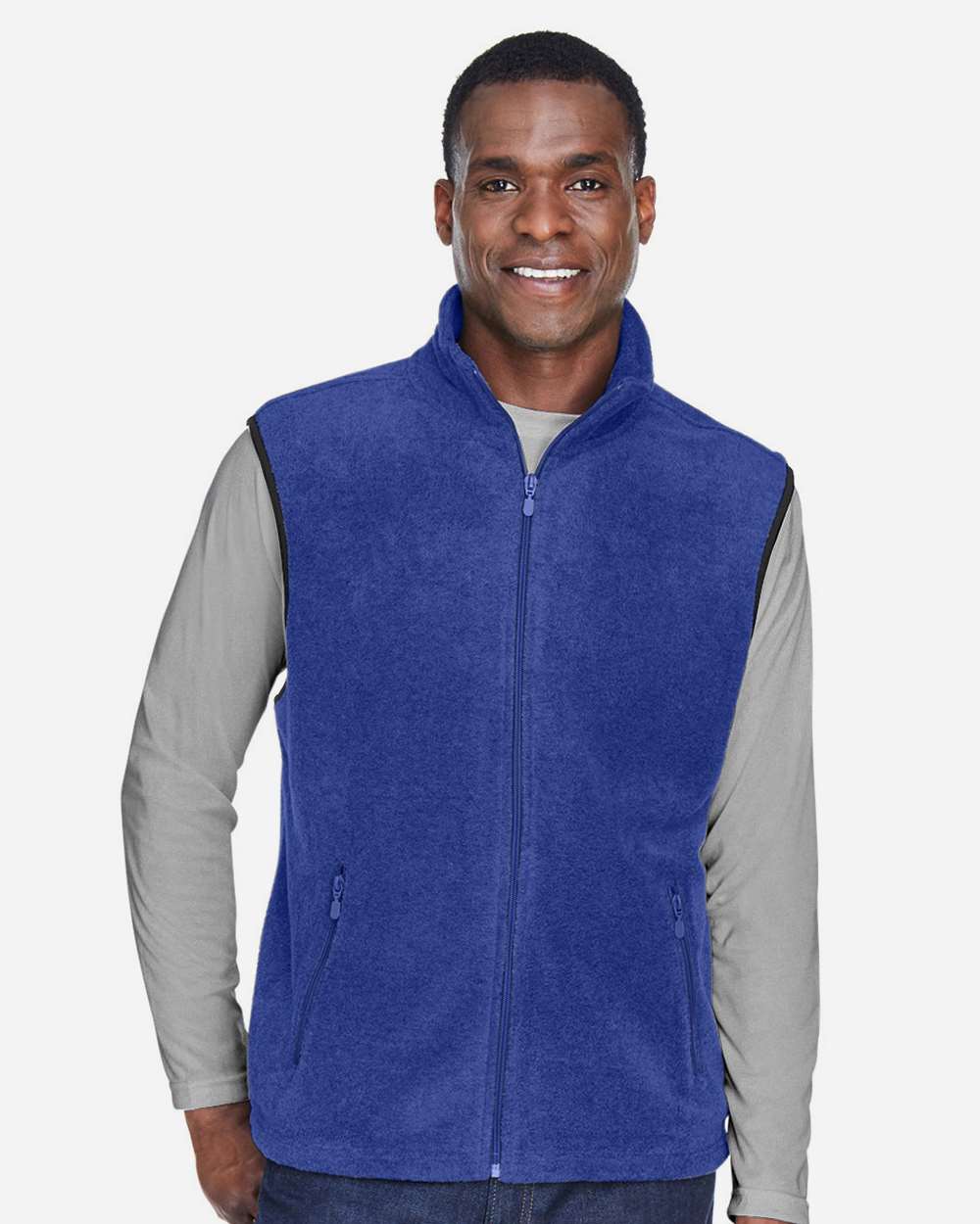 Harriton-M985-Unisex Fleece Full-Zip Vest - Image 39
