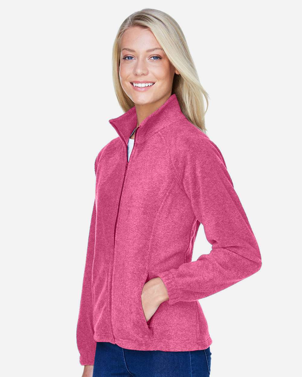 Harriton-M990W-Women's Full-Zip Fleece - Image 15