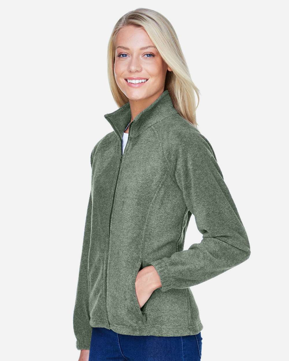 Harriton-M990W-Women's Full-Zip Fleece - Image 20