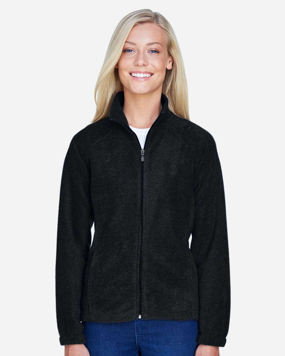 Harriton-M990W-Women's Full-Zip Fleece - Image 3