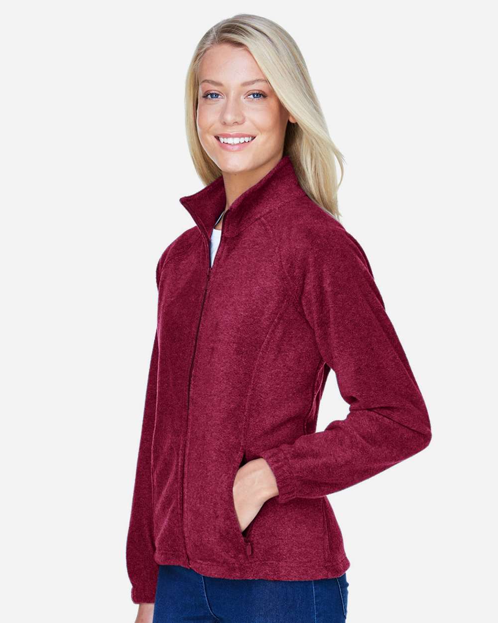 Harriton-M990W-Women's Full-Zip Fleece - Image 55