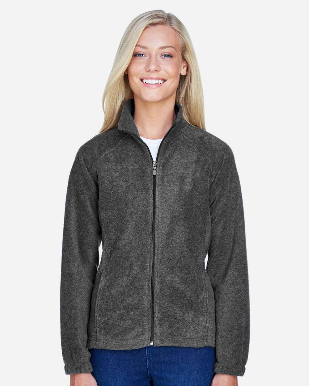 Harriton-M990W-Women's Full-Zip Fleece - Image 9