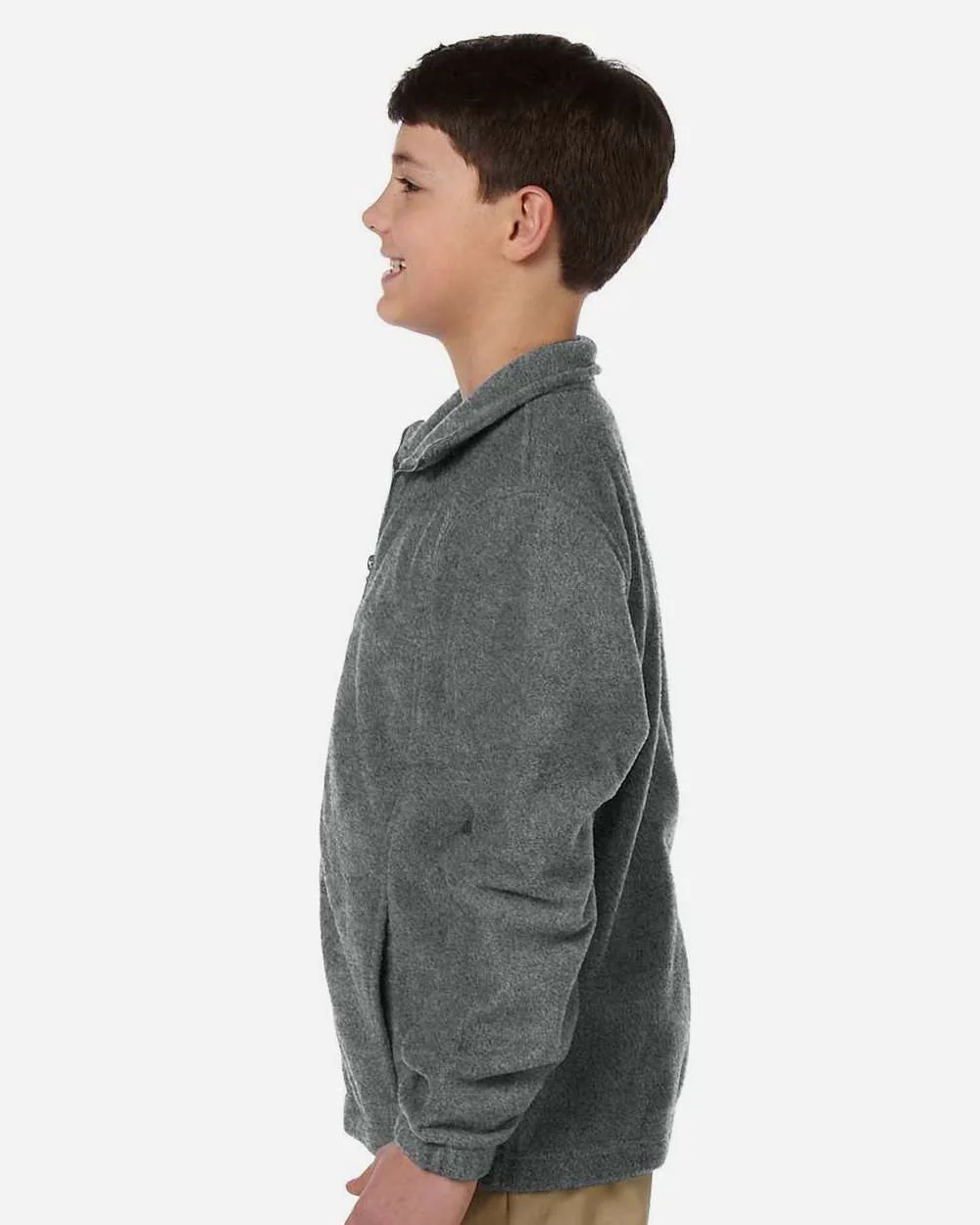 Harriton-M990Y-Youth Full-Zip Fleece - Image 10