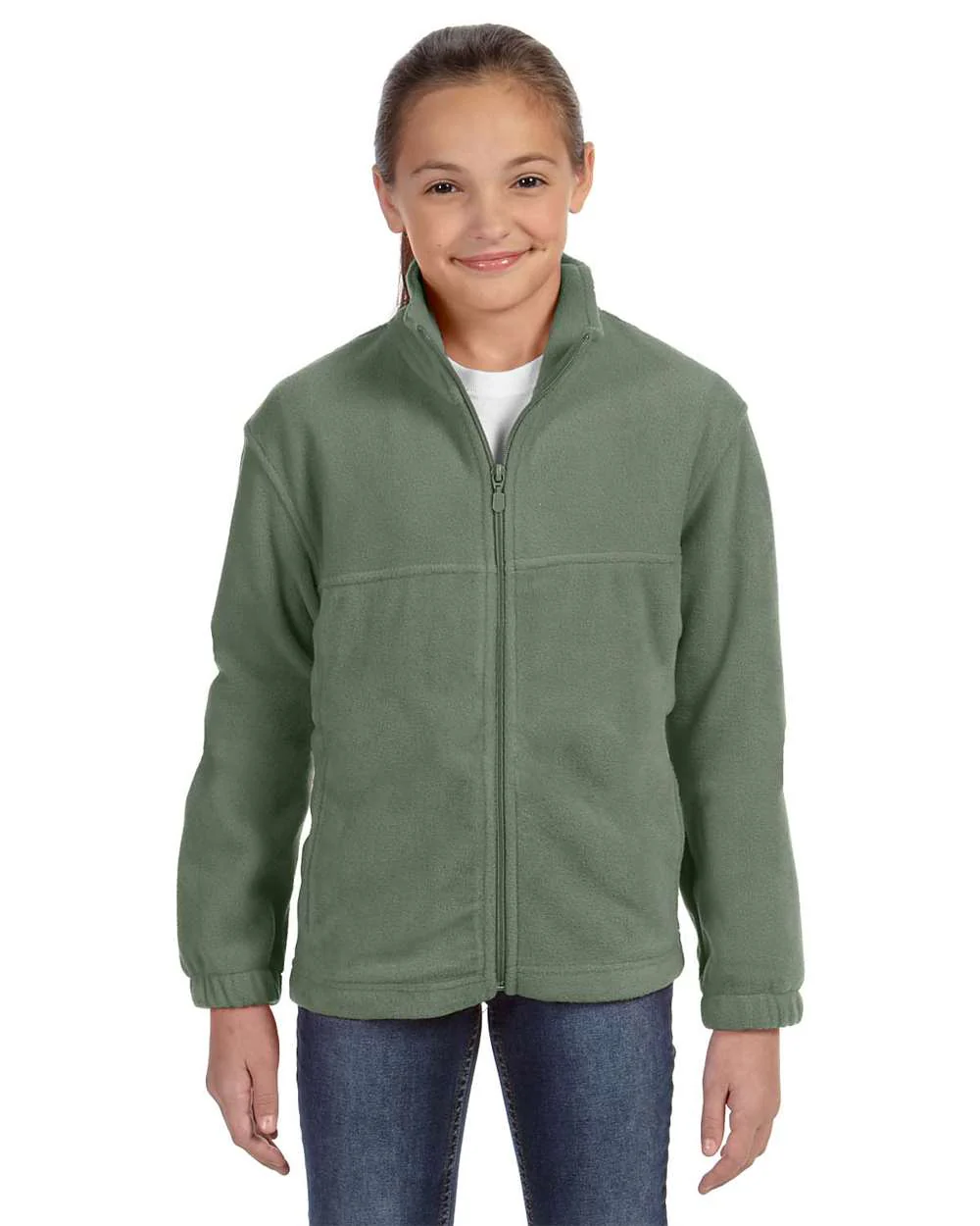 Harriton-M990Y-Youth Full-Zip Fleece - Image 19