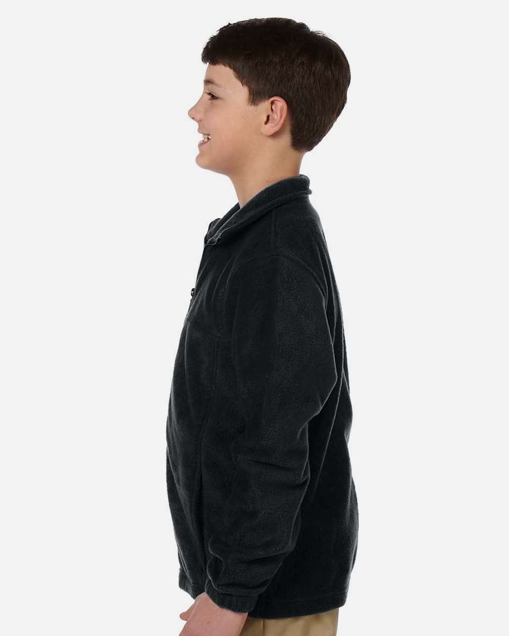Harriton-M990Y-Youth Full-Zip Fleece - Image 4