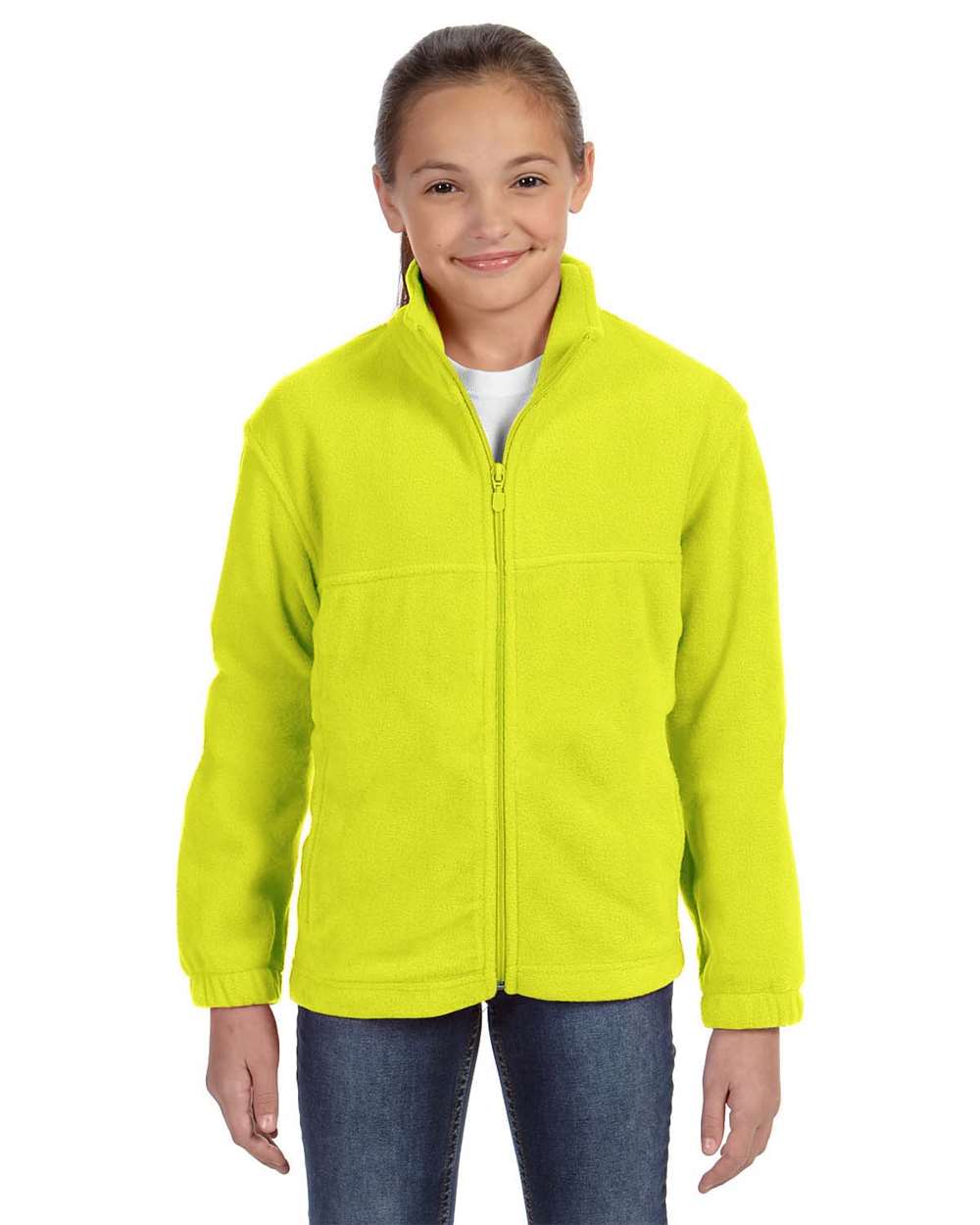 Harriton-M990Y-Youth Full-Zip Fleece - Image 44
