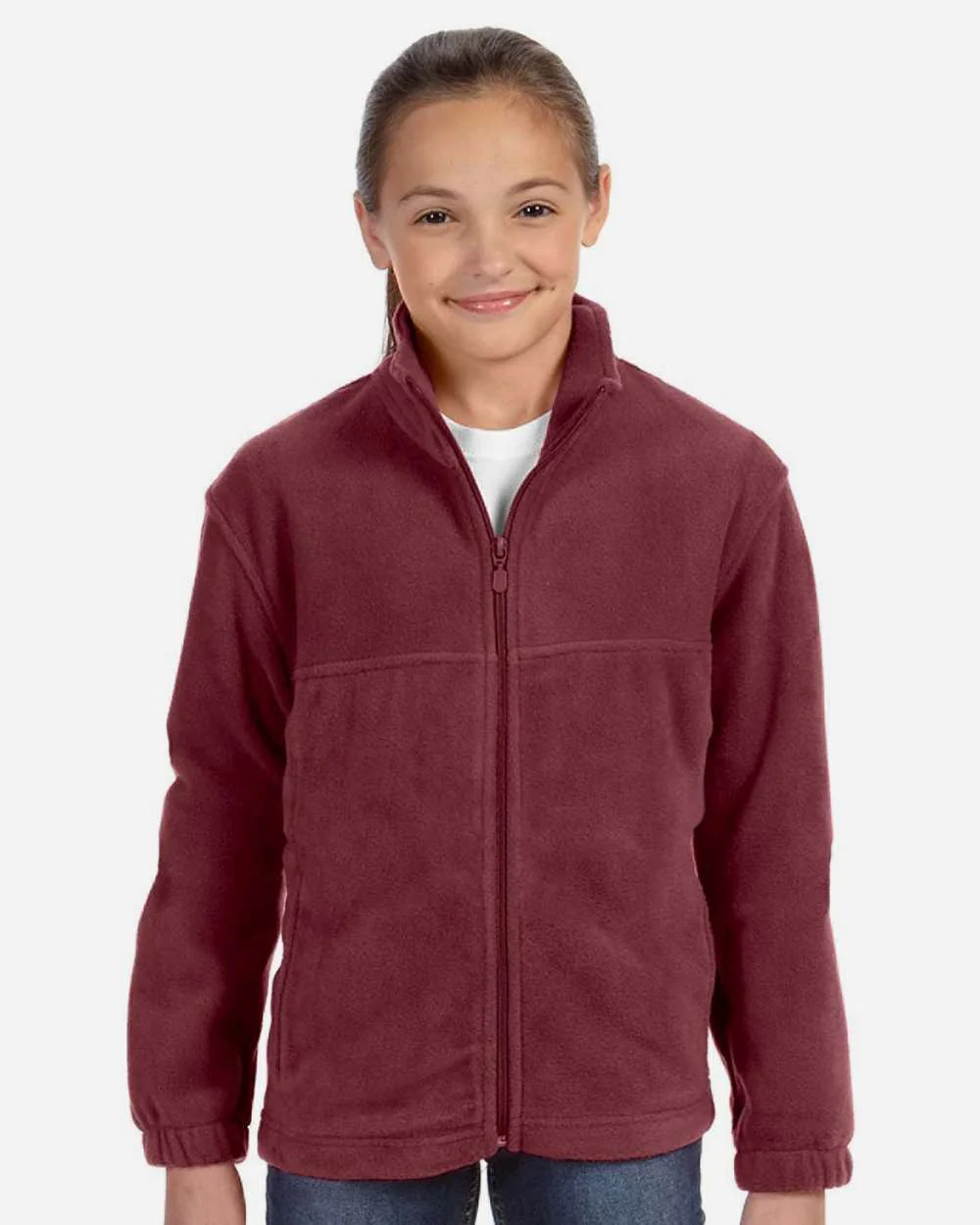 Harriton-M990Y-Youth Full-Zip Fleece - Image 54