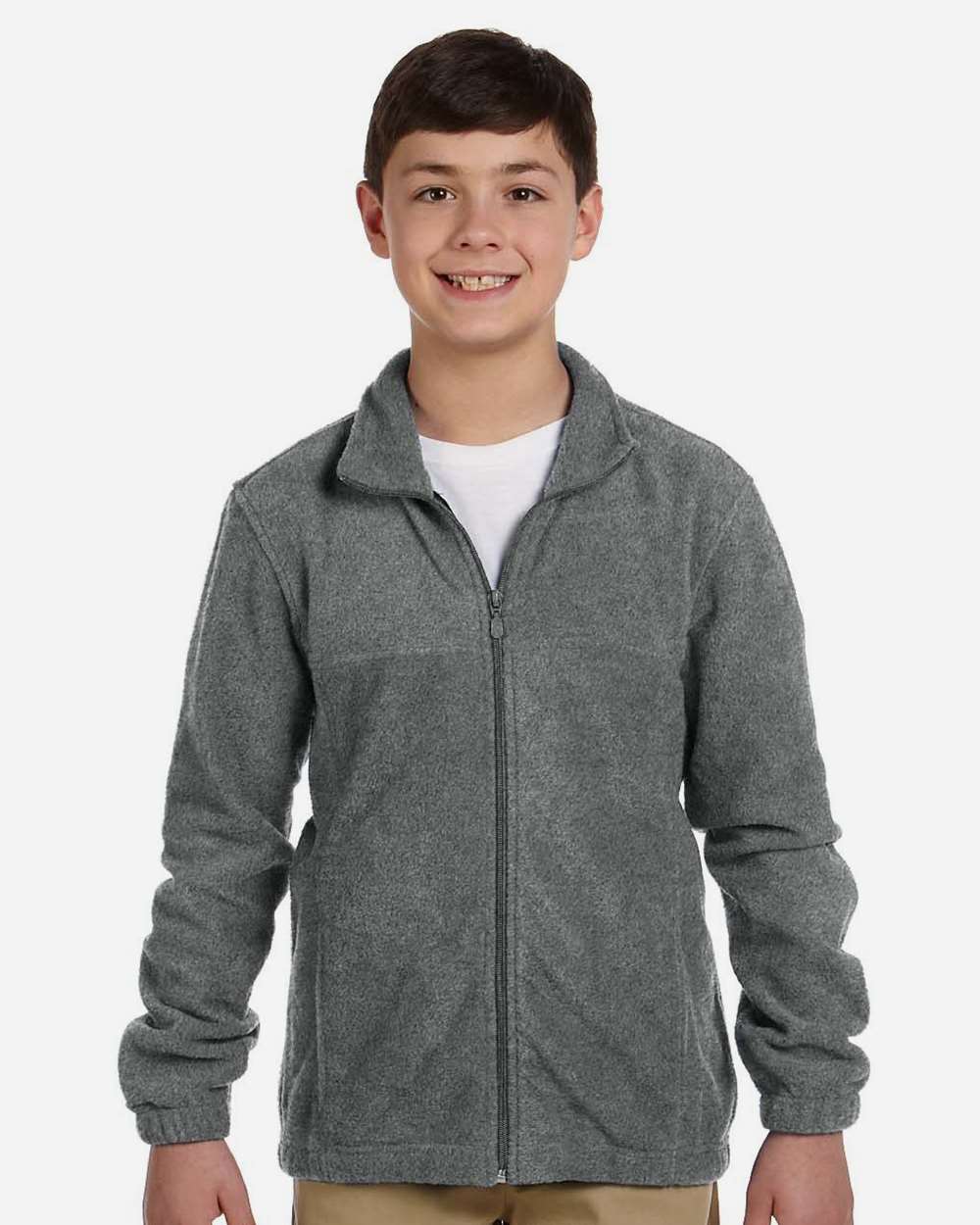 Harriton-M990Y-Youth Full-Zip Fleece - Image 9