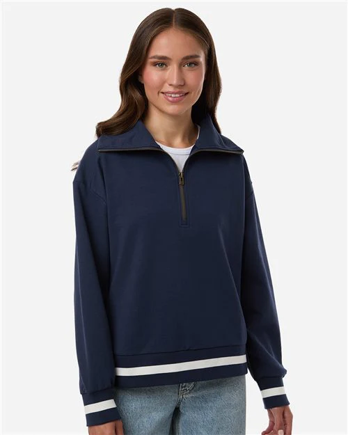 Holloway-223782-Women's Heritage Prep Quarter-Zip Pullover - Image 2