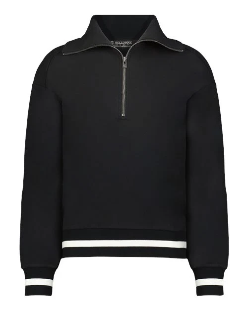 Holloway-223782-Women's Heritage Prep Quarter-Zip Pullover - Image 3