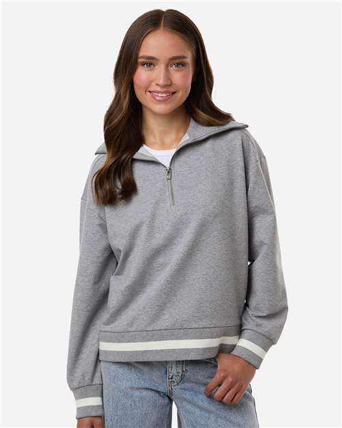 Holloway-223782-Women's Heritage Prep Quarter-Zip Pullover - Image 5
