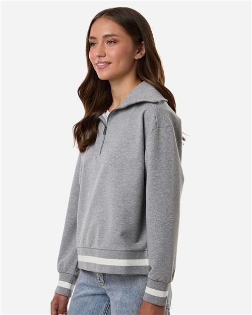 Holloway-223782-Women's Heritage Prep Quarter-Zip Pullover - Image 6