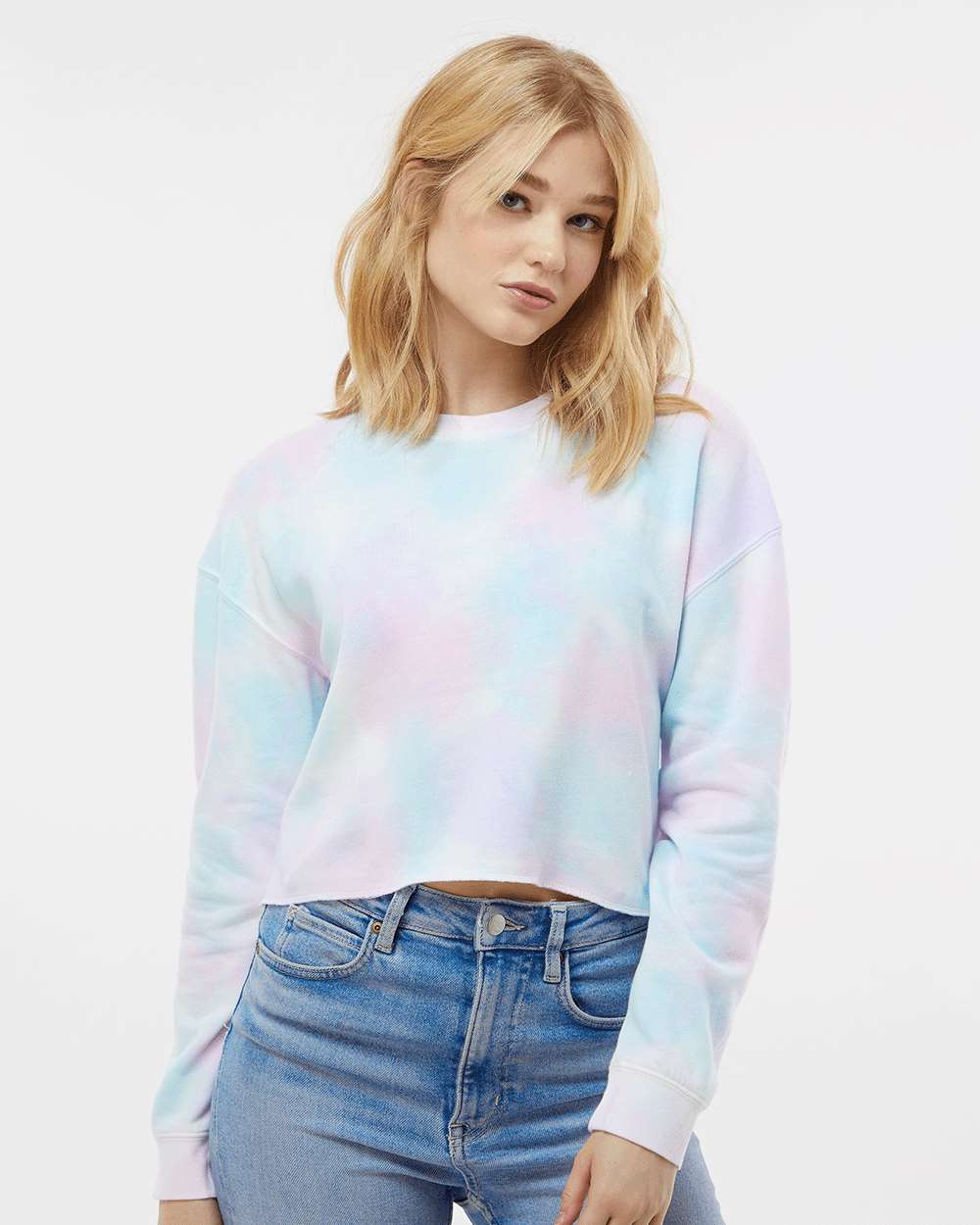 Independent Trading Co.-AFX24CRP-Women's Lightweight Crop Crewneck Sweatshirt - Image 41