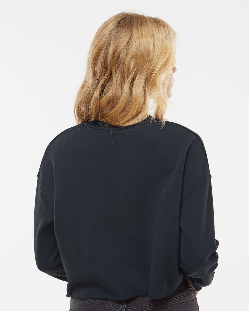 Independent Trading Co.-AFX24CRP-Women's Lightweight Crop Crewneck Sweatshirt - Image 6