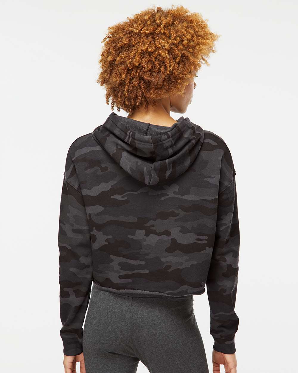 Independent Trading Co.-AFX64CRP-Women’s Lightweight Crop Hooded Sweatshirt - Image 13