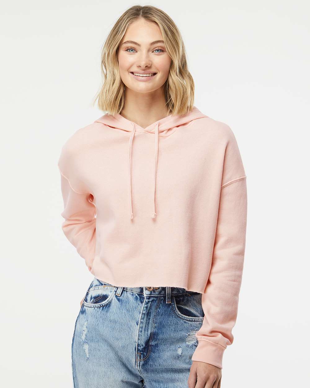 Independent Trading Co.-AFX64CRP-Women’s Lightweight Crop Hooded Sweatshirt - Image 17