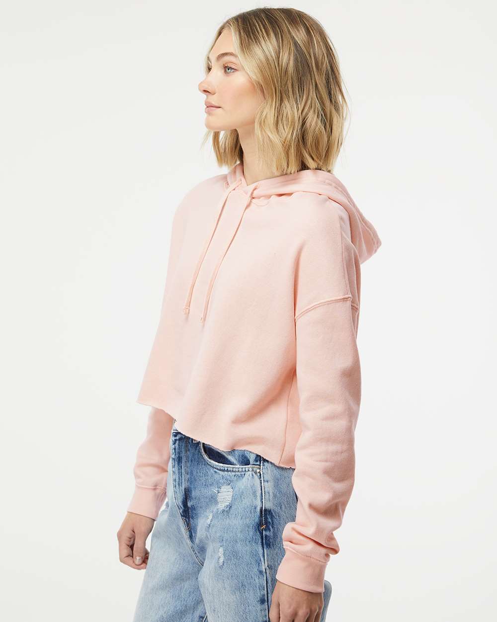 Independent Trading Co.-AFX64CRP-Women’s Lightweight Crop Hooded Sweatshirt - Image 18