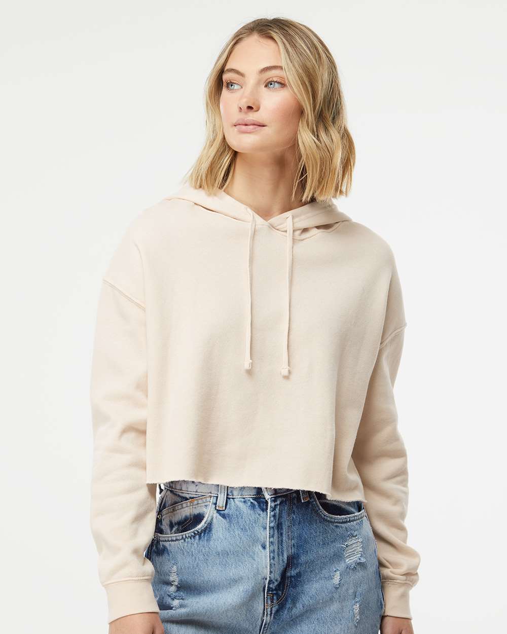 Independent Trading Co.-AFX64CRP-Women’s Lightweight Crop Hooded Sweatshirt - Image 23