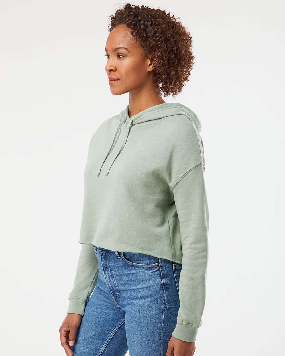 Independent Trading Co.-AFX64CRP-Women’s Lightweight Crop Hooded Sweatshirt - Image 36