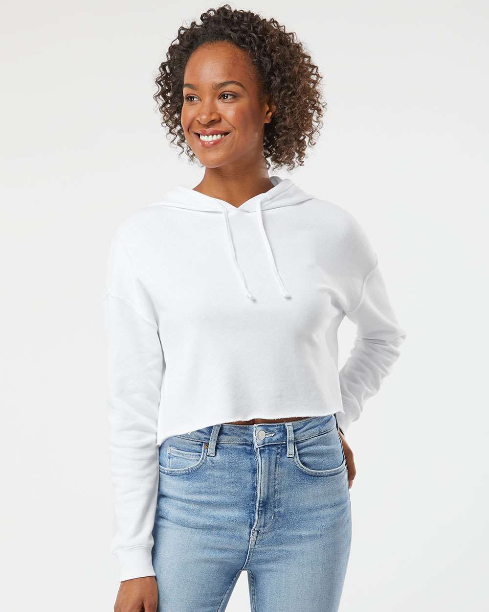 Independent Trading Co.-AFX64CRP-Women’s Lightweight Crop Hooded Sweatshirt - Image 47