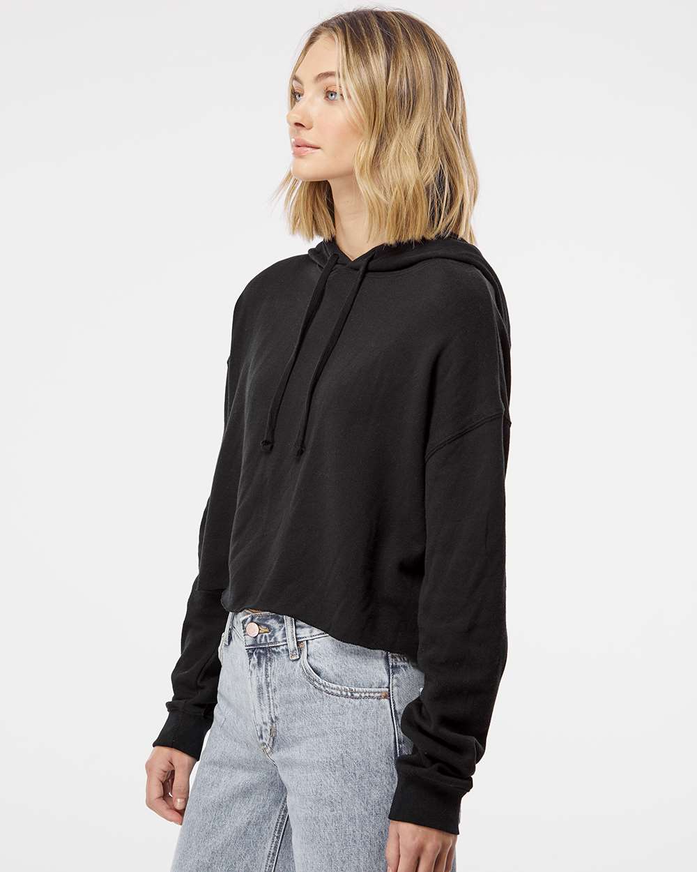 Independent Trading Co.-AFX64CRP-Women’s Lightweight Crop Hooded Sweatshirt - Image 5